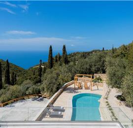 3 bedroom villa with pool & sea views, Makrades, sleeps 6